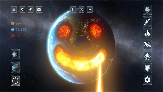 星球爆炸模拟器内置菜单截图1